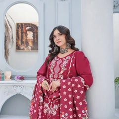 Women’s Khadar 3-Piece Embroidered Suit