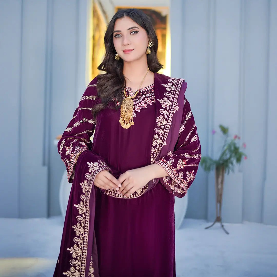 Luxury Velvet 3-Piece Set