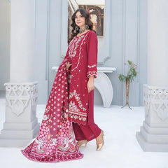 Women’s Khadar 3-Piece Embroidered Suit