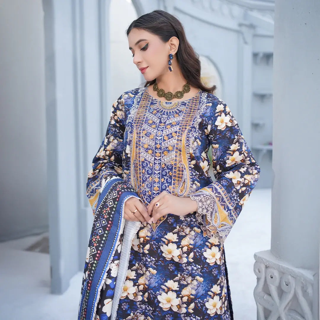 Khadar 3-Piece  Printed Outfit