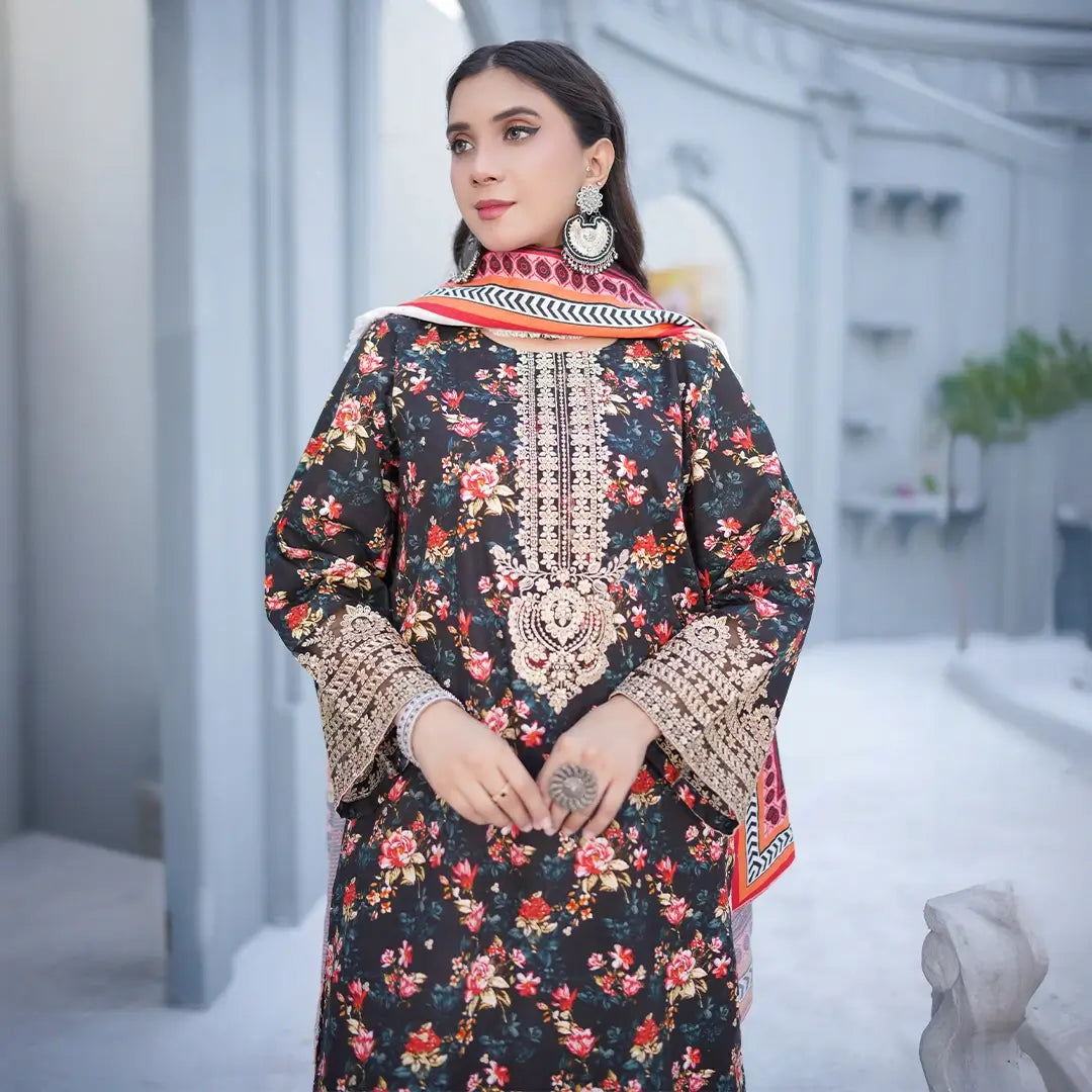 Printed Khadar 3-Piece Collection