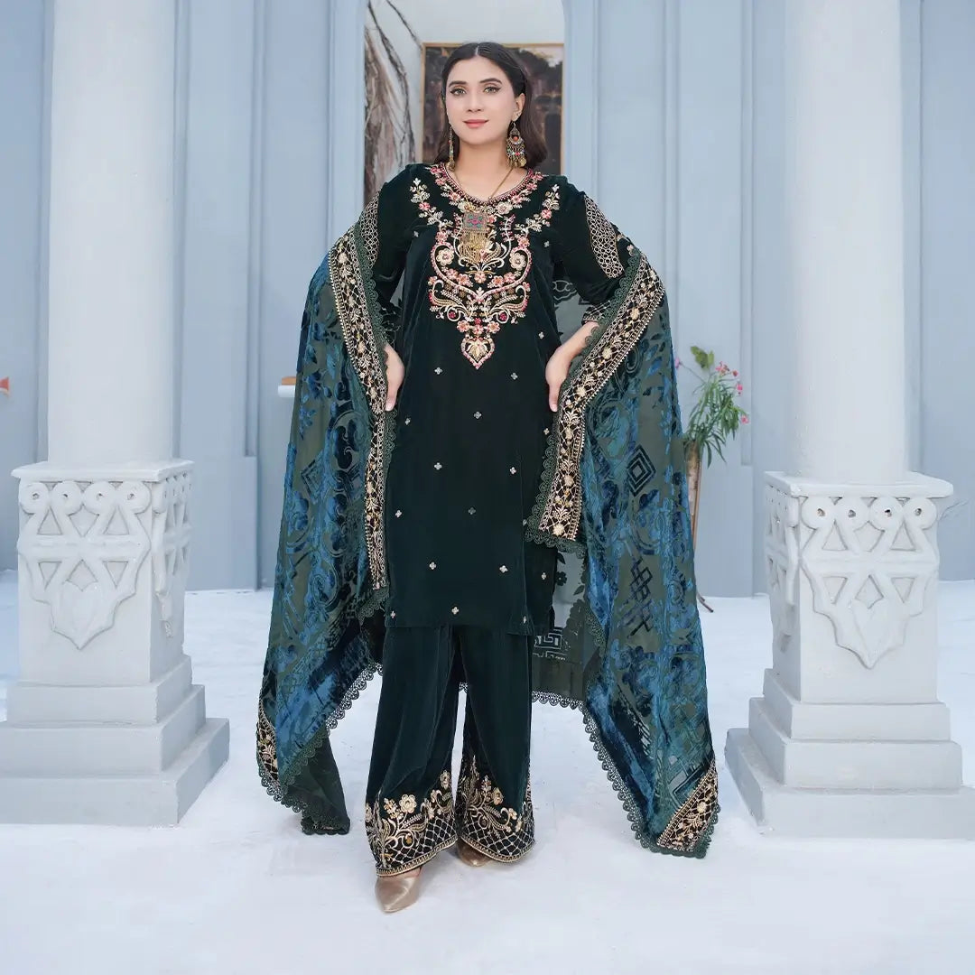 Luxury Velvet 3-Piece Set