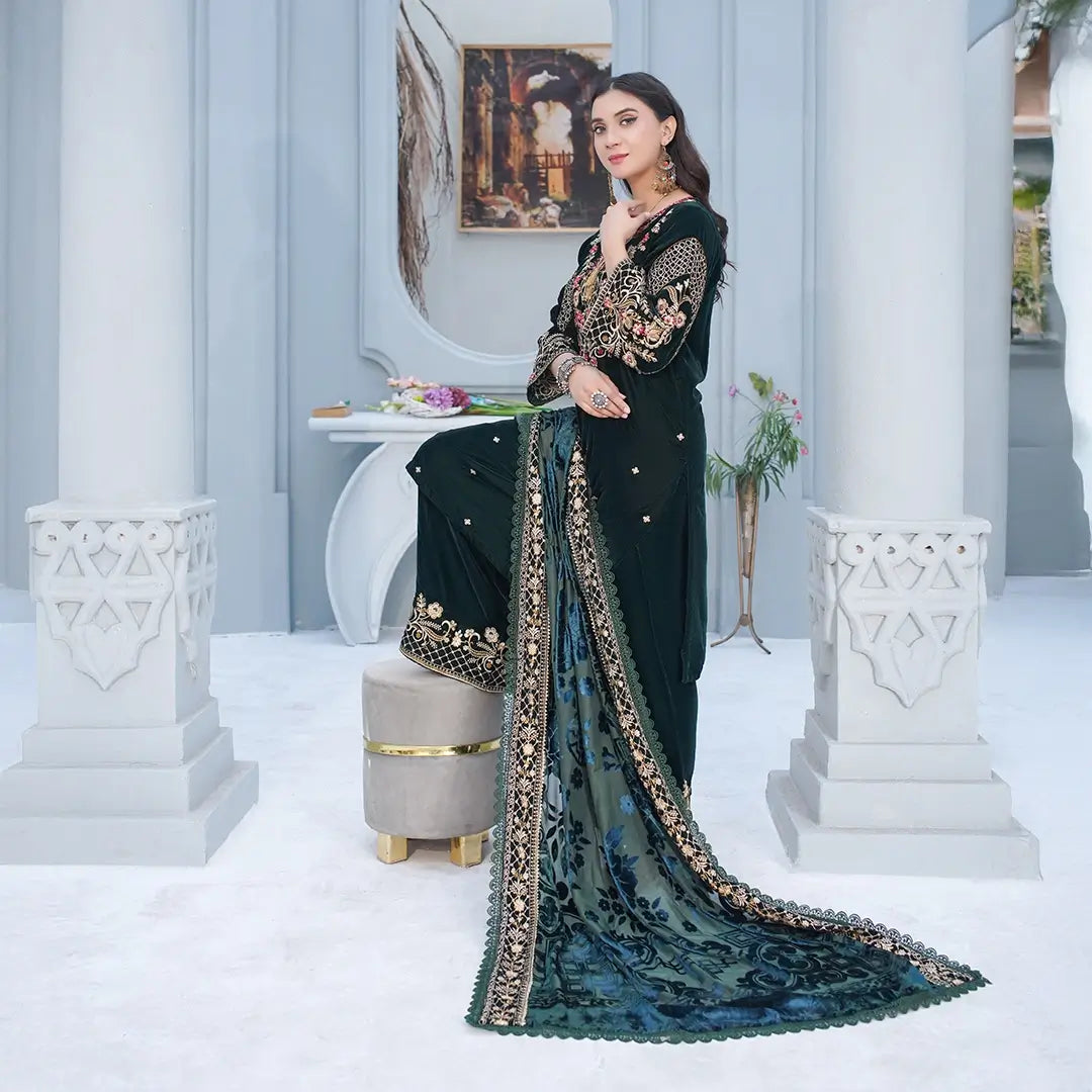 Luxury Velvet 3-Piece Set