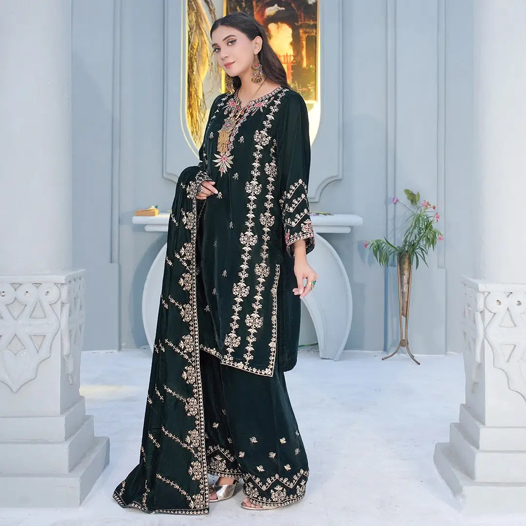 Luxury Velvet 3-Piece Set